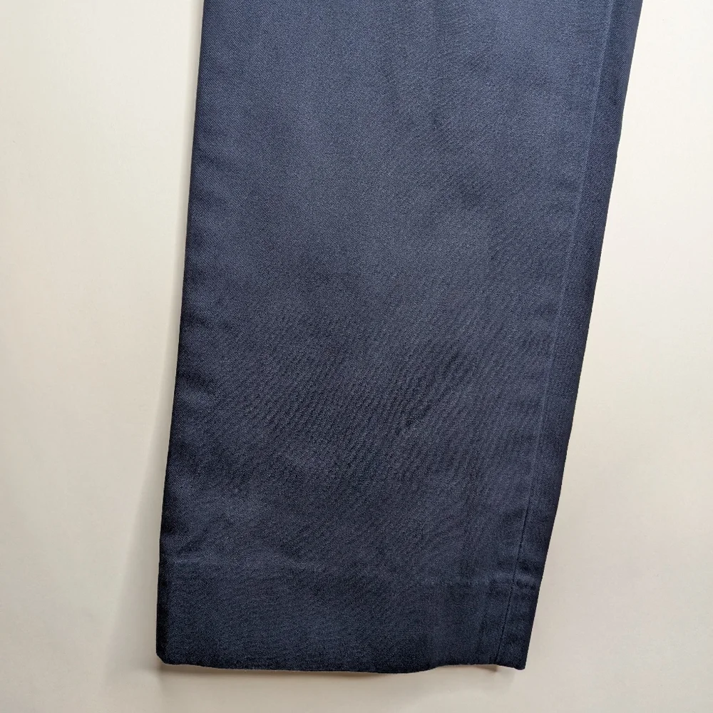 J. Crew Bowery Men's Slim Navy Blue Work Pants Slacks Size Waist 33 Length 30
